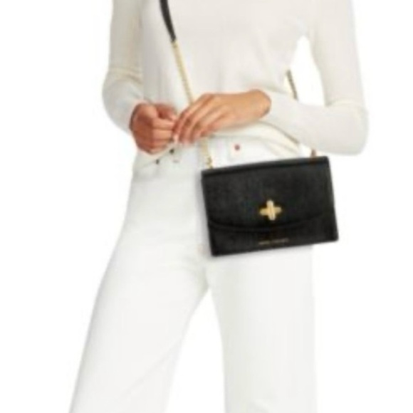 Marc Jacobs “The Commuter” Black Crossbody and Shoulder Bag with Gold Chain - Picture 1 of 8